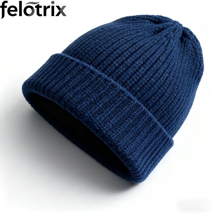 หมวกไหมพรมสีพื้นสไตล์เกาหลี หนา กันลม