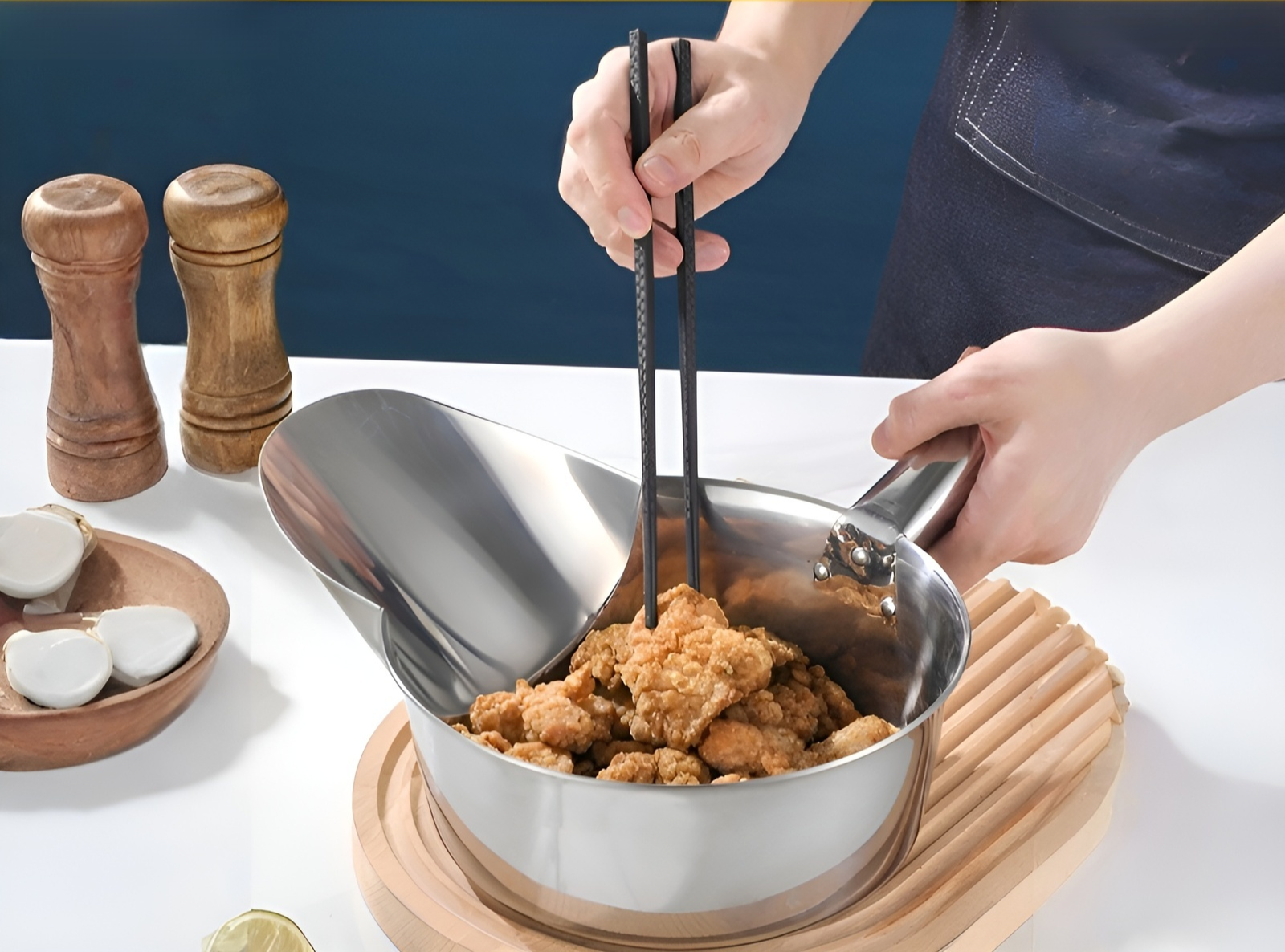 フライドポテト用梱包スプーンのディテール