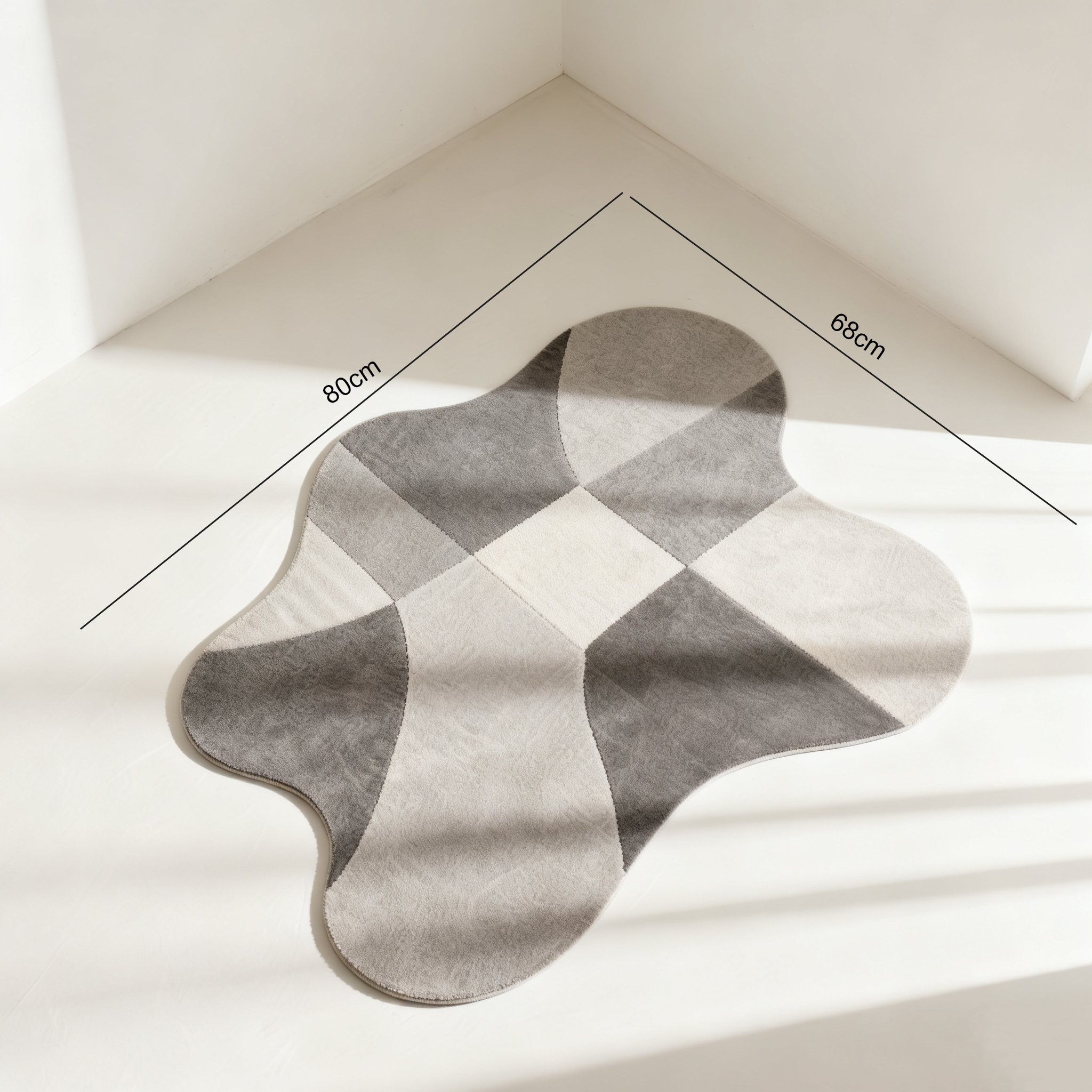 リビングルーム用個性的ラグマット