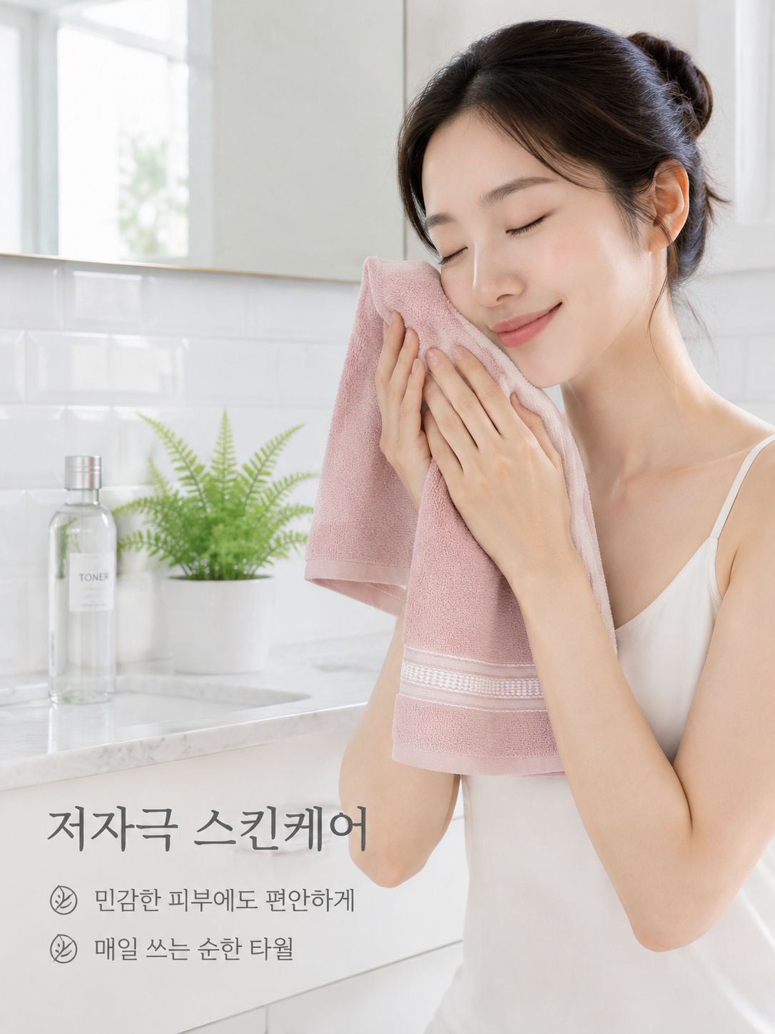 JMY-부드러운 고밀도 흡수 순면 타월