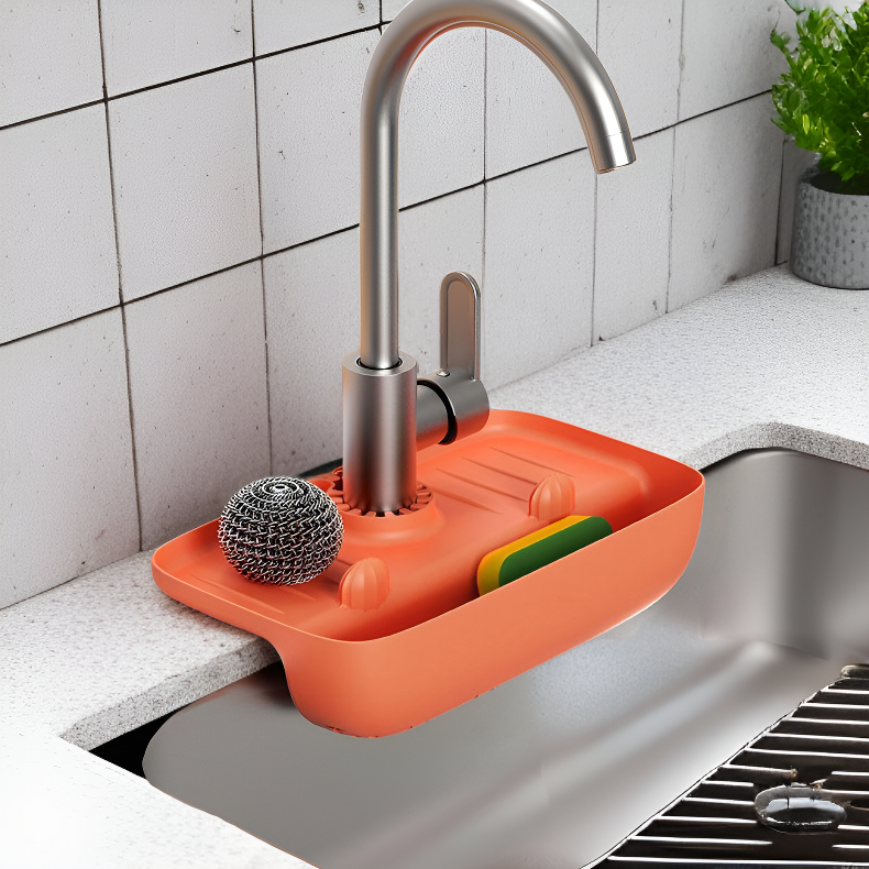 Multi-functional Kitchen Sink Cloth Organizer Shelf