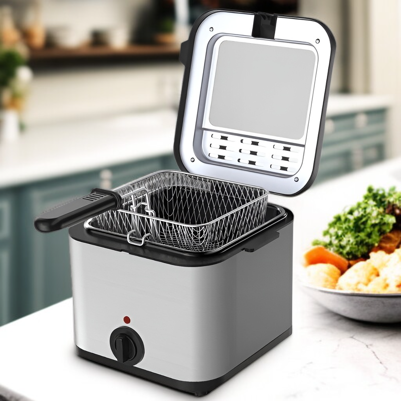 미니 가정용 치킨 감자 핫도그 소형 전기튀김기