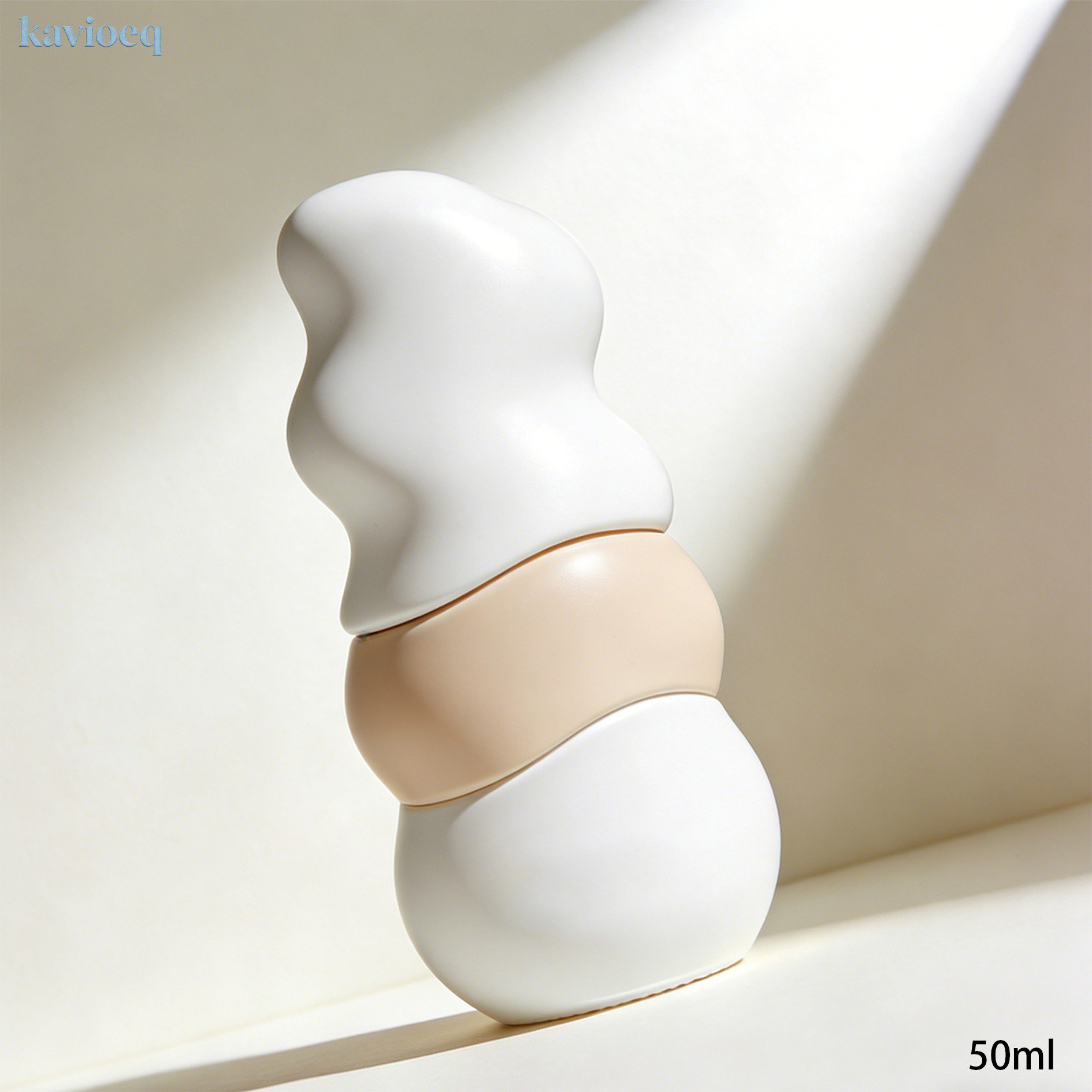 三瓶裝精華液包裝設計細節