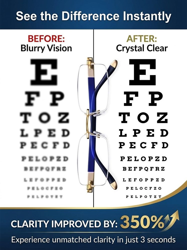 [One Pair Does It All & Restores Vision] Automatic Adjusting Reading Glasses