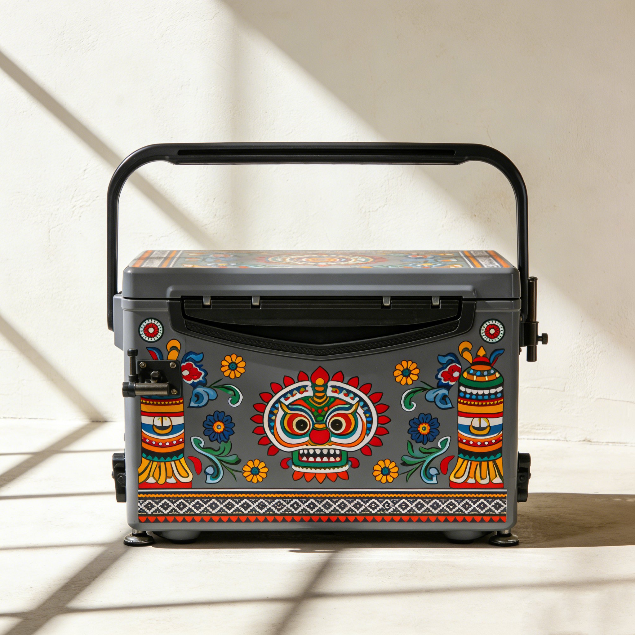 휴대용 낚시 보온 쿨러박스 전면 이미지