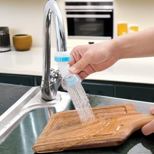 浄水機能付き伸縮式キッチン蛇口スプレーヘッド