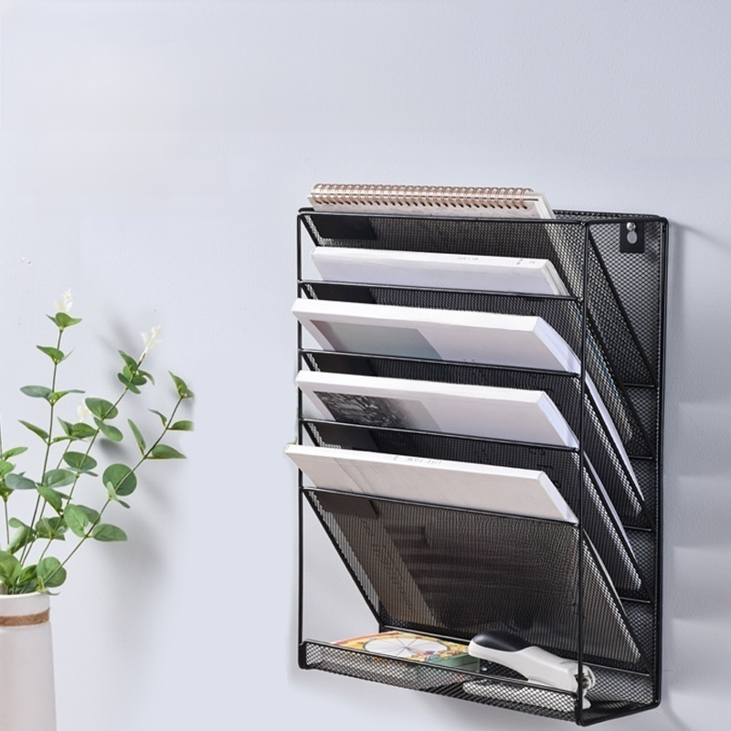 ชั้นวางของติดผนังสำหรับโต๊ะ ทำจากโลหะ แขวนผนังได้