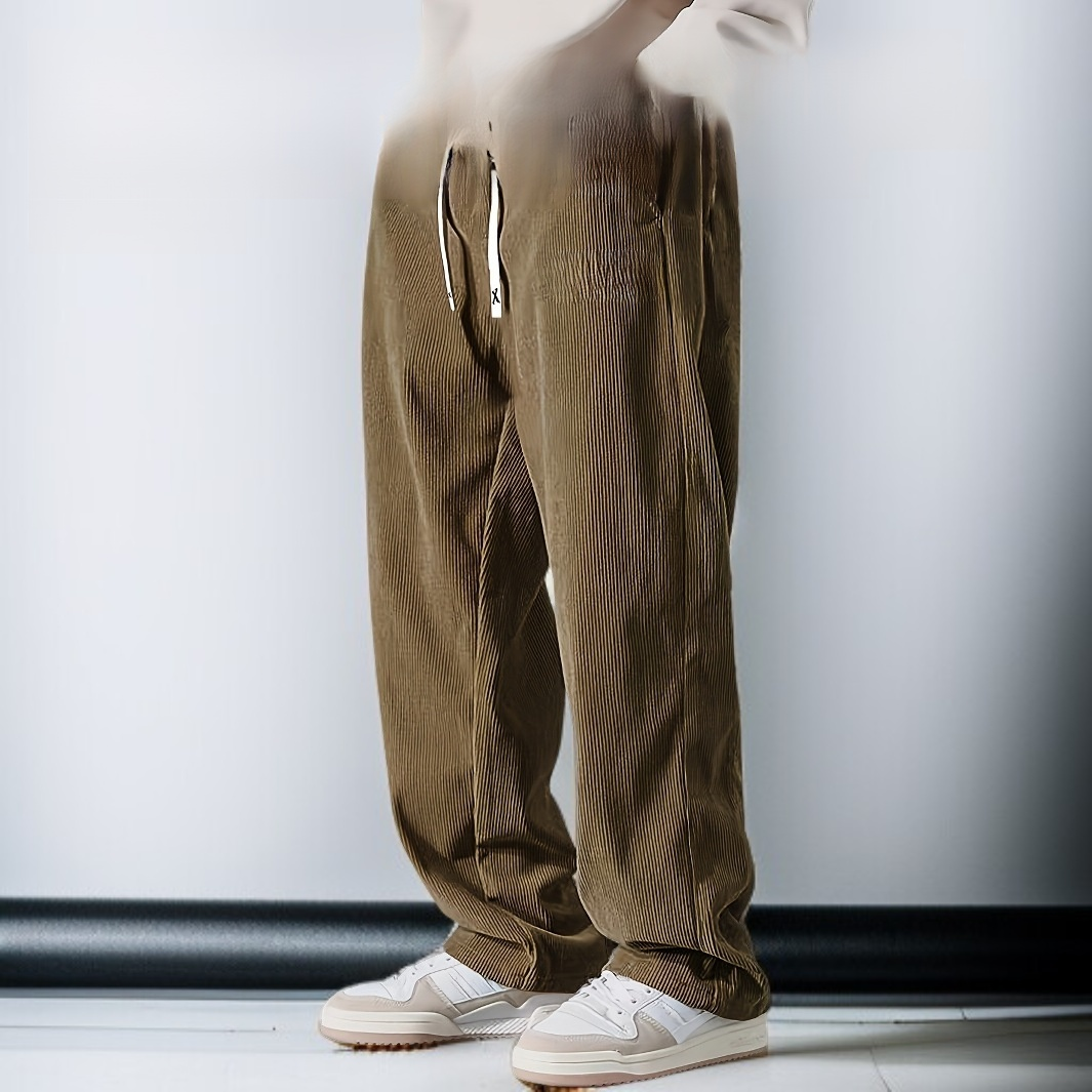 늘어지는 코듀로이 느낌의 남성 캐주얼 팬츠