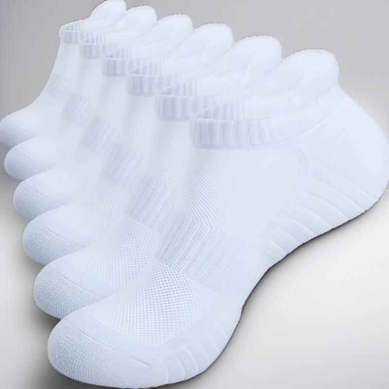 남성 로우 면양말 통풍 스포츠 러닝 양말 비즈니스 캐주얼 블랙 화이트 스포츠 양말 쿠션 면양말