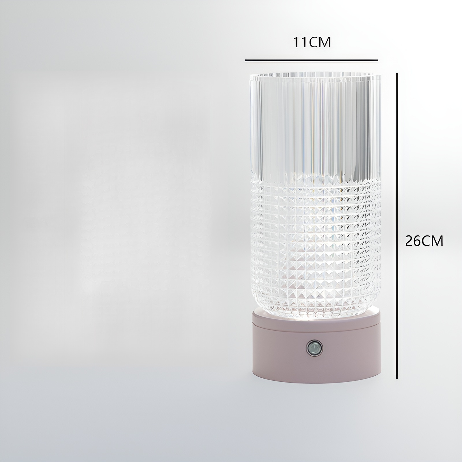 Vase LED style nordique avec éclairage d'ambiance