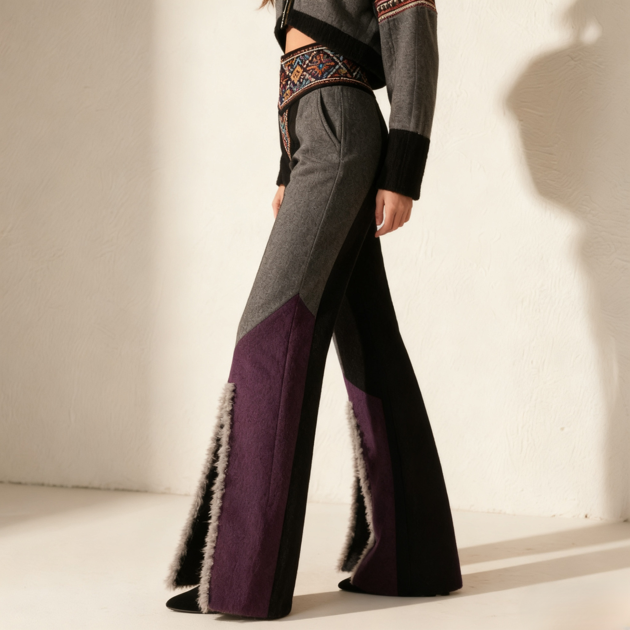 트렌디 롱 부츠컷 팬츠