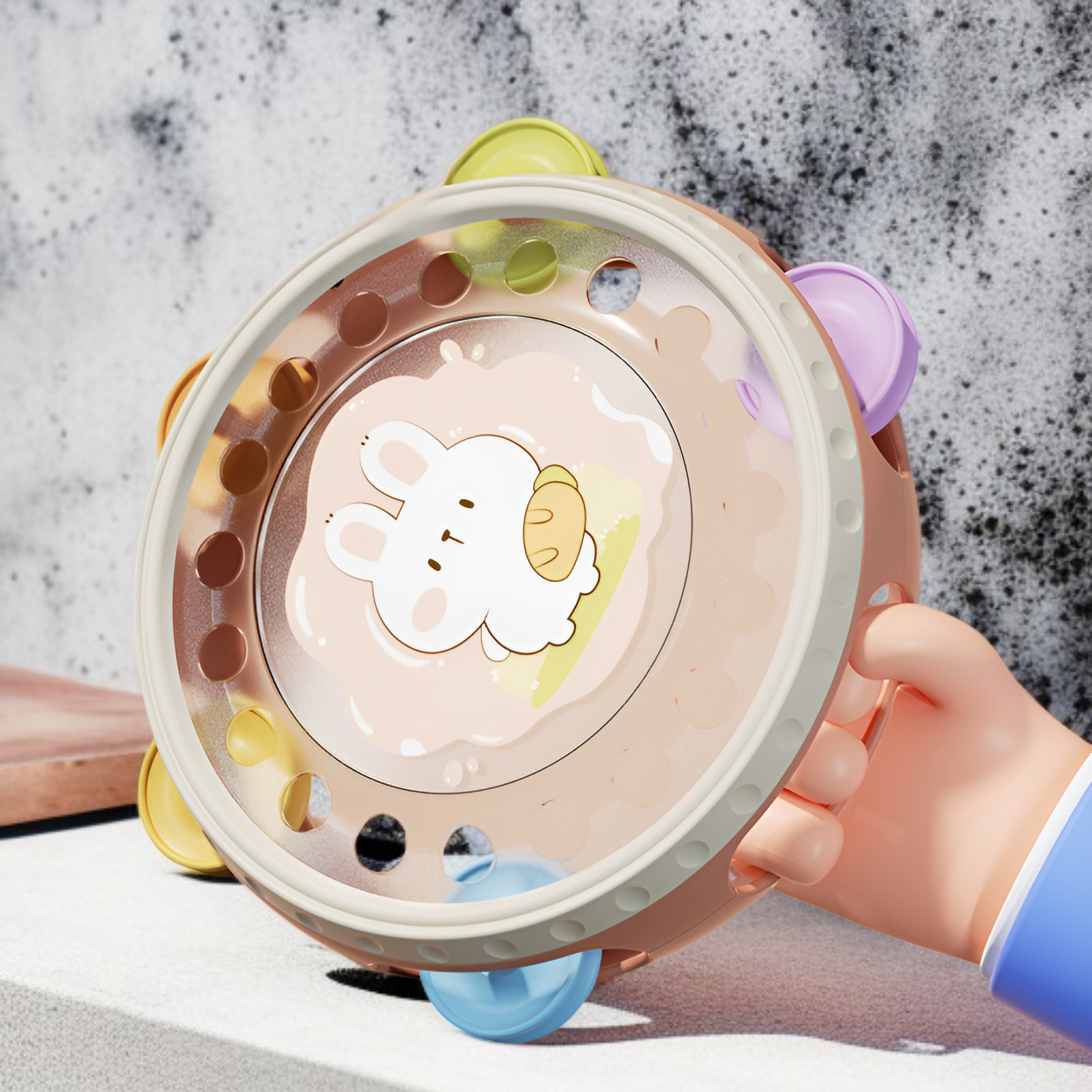 아기 음악 놀이 장난감으로 소근육 발달