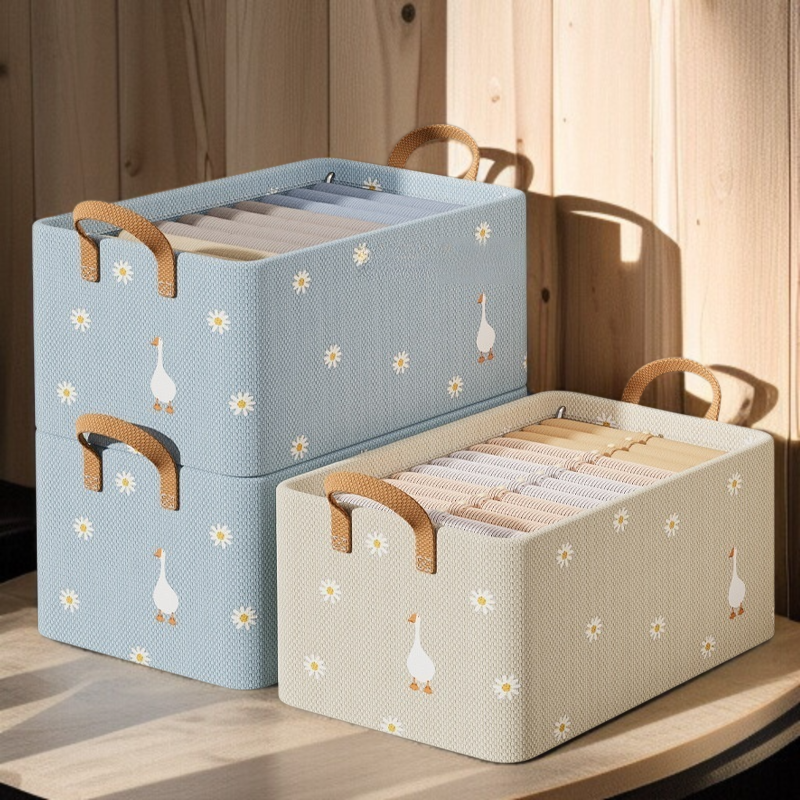 Fabric Collapsible Clothes Storage Drawer Cabinet