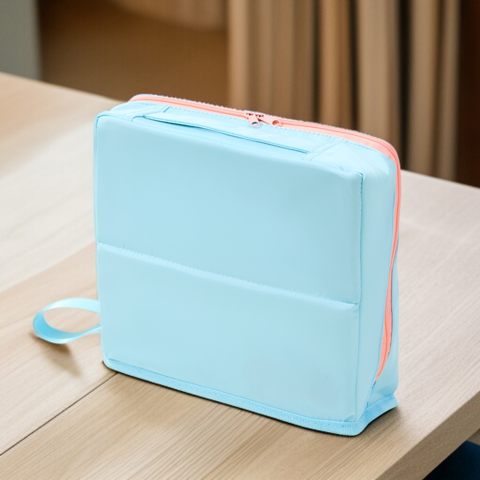 Bolsa de maquillaje plegable de gran capacidad para el hogar