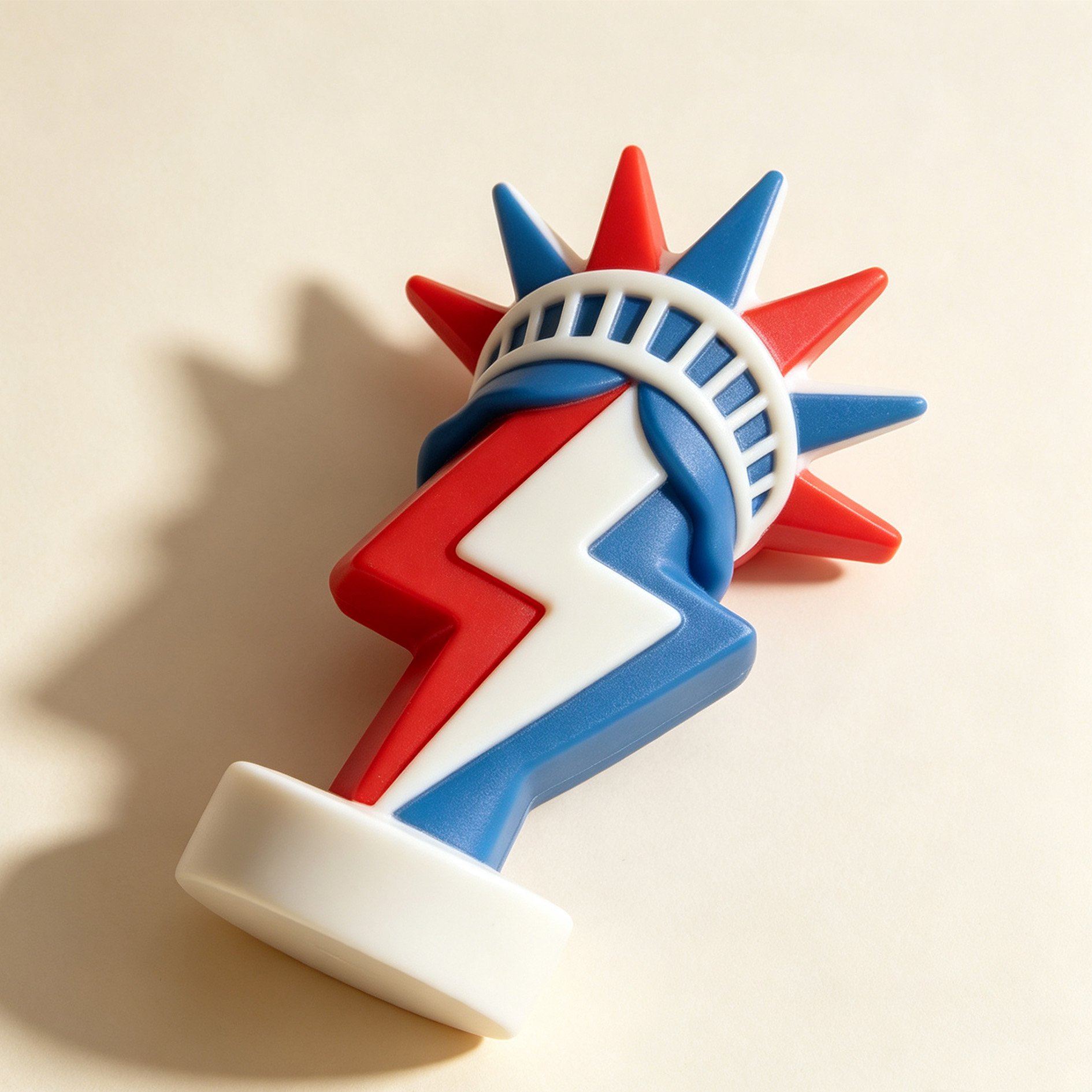 Lightning Statue of Liberty figurine
