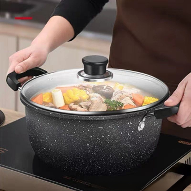 Large Capacity Non-Stick Soup Pot for Household Use