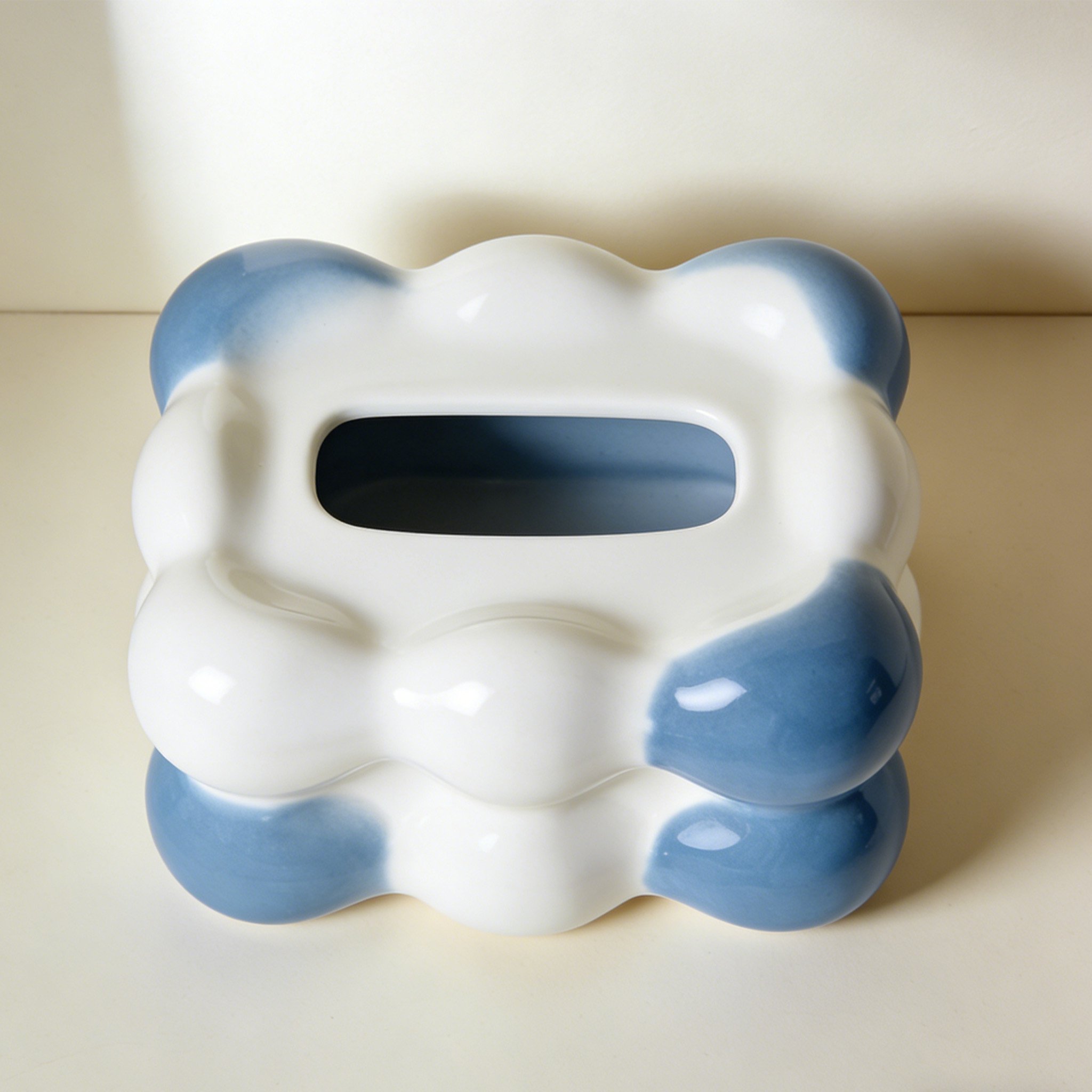 창의적인 세라믹 티슈함 3개 세트