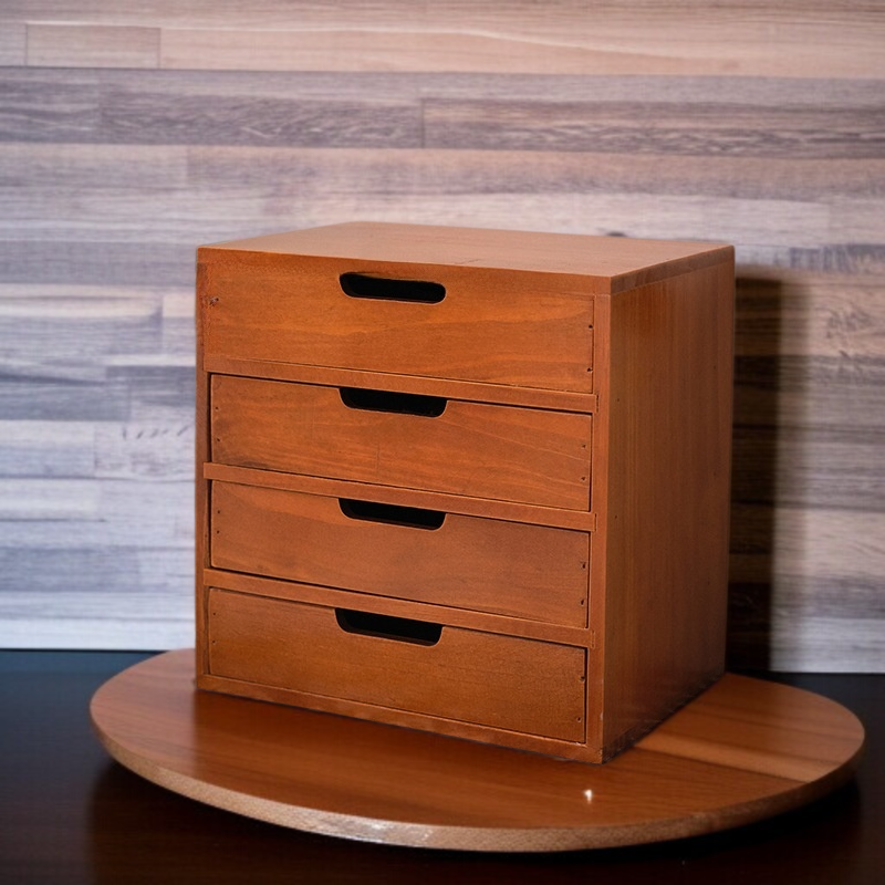 탁상 사물함 다단 수납 서랍형 사물함 잡동사니 수납장 우드 화장품 사물함 사물함 다용도 스몰 키높이 선반