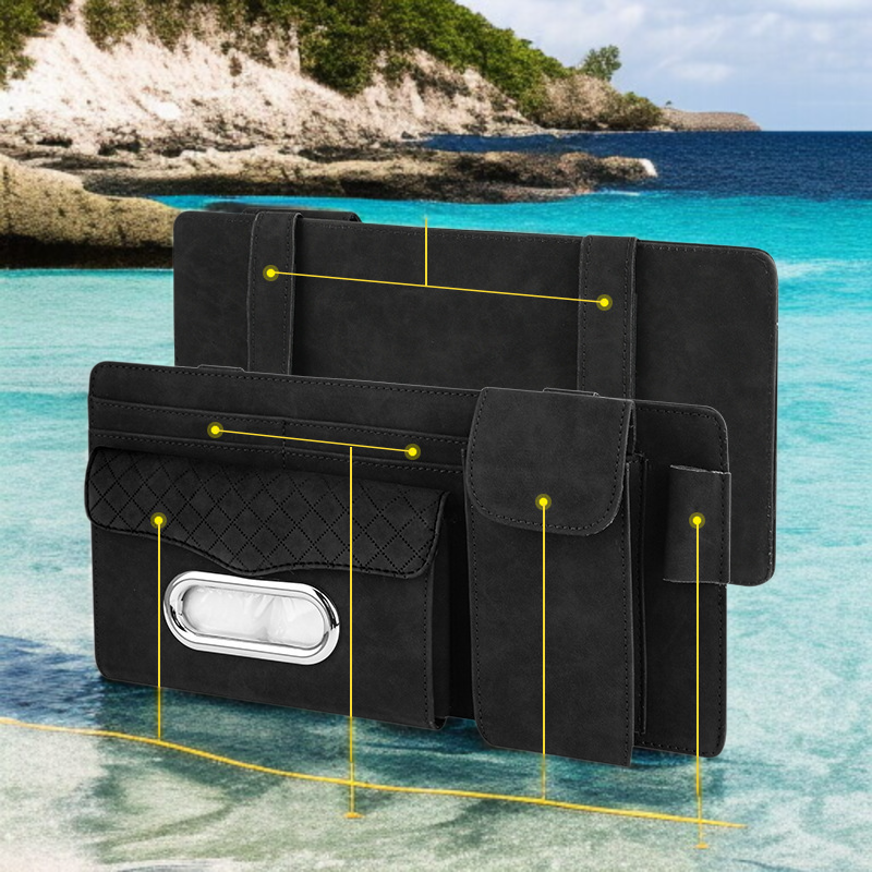 자동차 선바이저 다용도 수납 집게 다용도 휴대용 어음집게 자동차 선바이저 집게