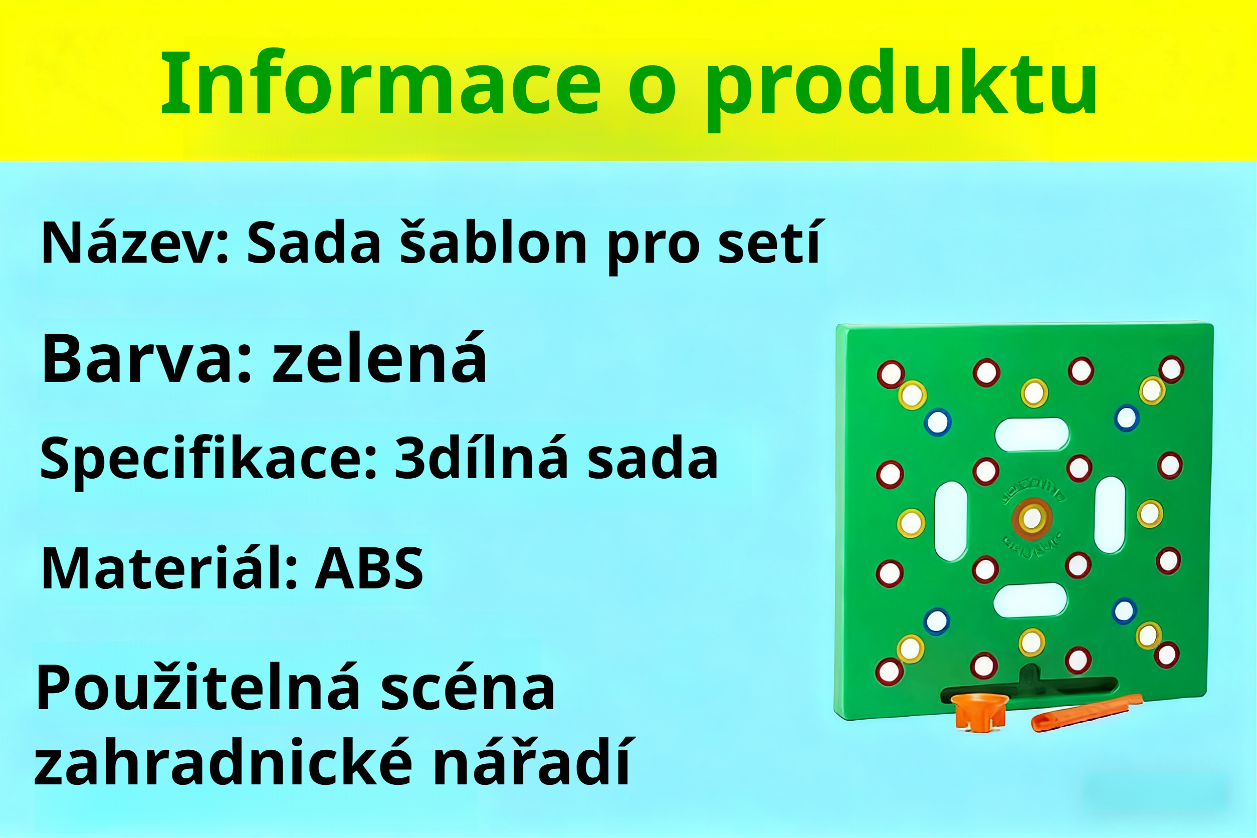 Secí formy Šablony secích strojů