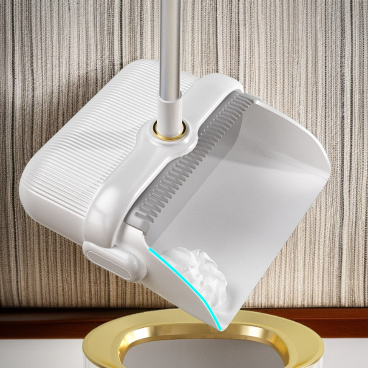 長い柄の多機能柔らかい毛家庭用ほうきちりとりセット