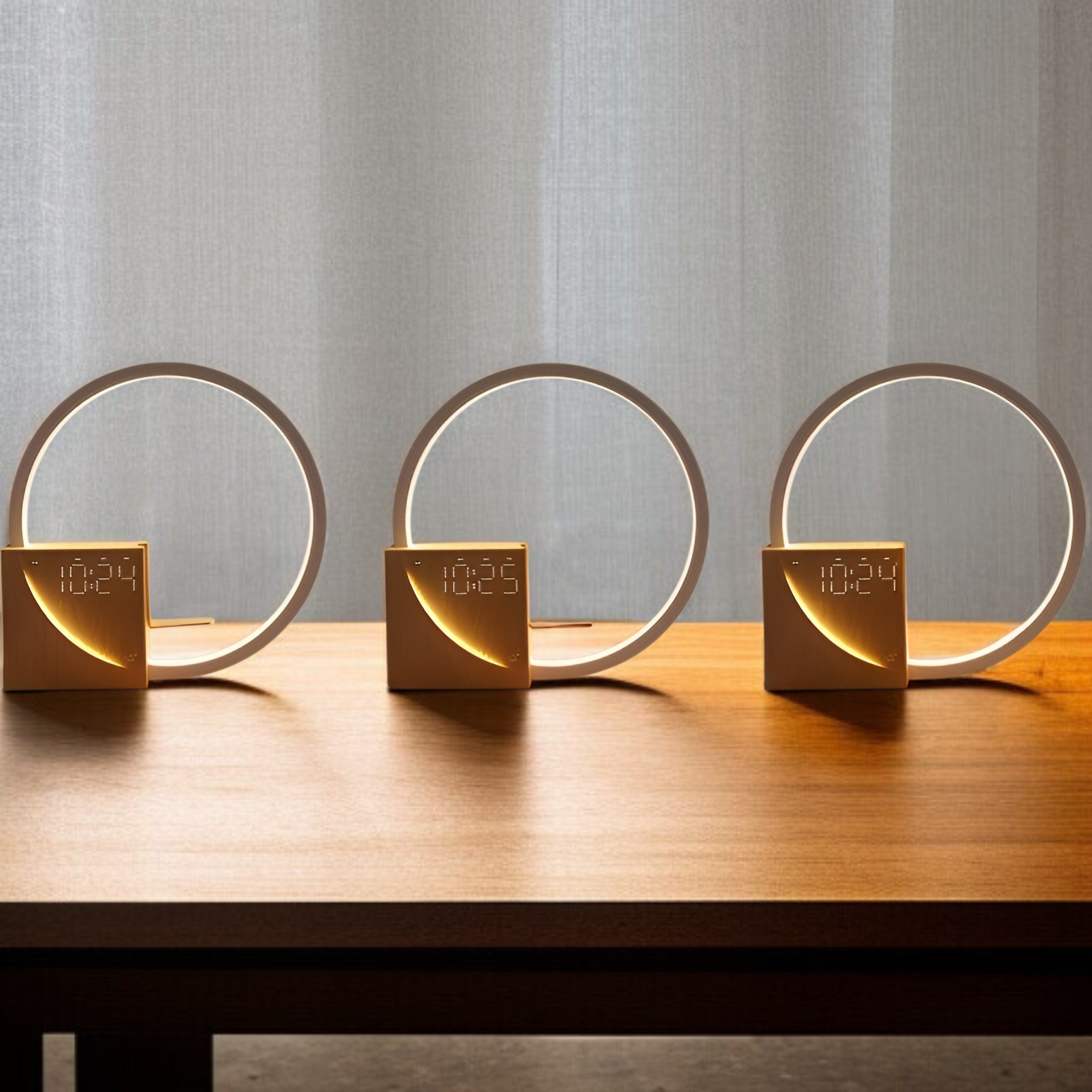 ナイトライト 間接照明 ベッドサイド目覚まし時計テーブルランプ 無段階調光スタイリッシュ 授乳ライト 明るさ3段階 タッチセンサー 屋内ランプ LEDナイトライト 自立型 睡眠補助ホワイトノイズマシン