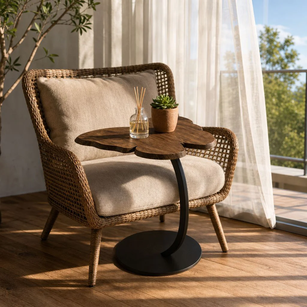 Multifunctional sofa side table