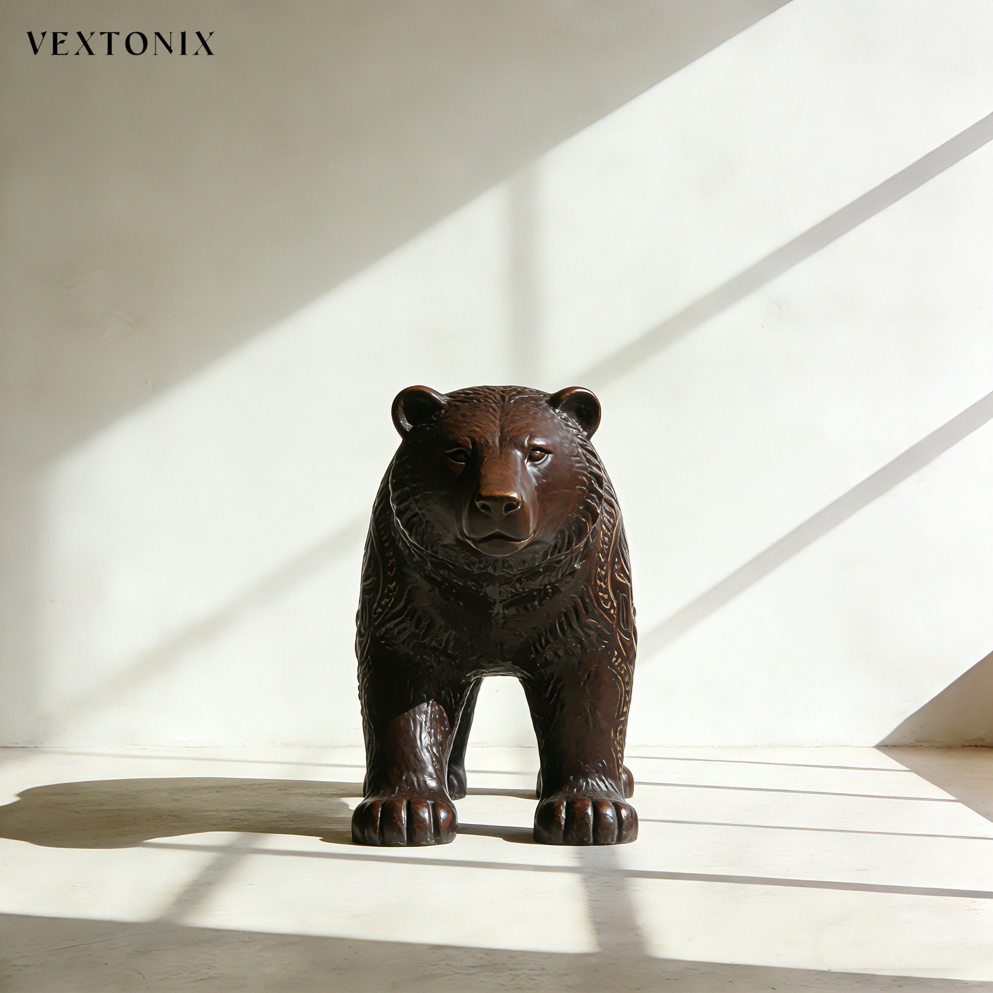 ประติมากรรมรูปสัตว์ตกแต่งสวนสวย