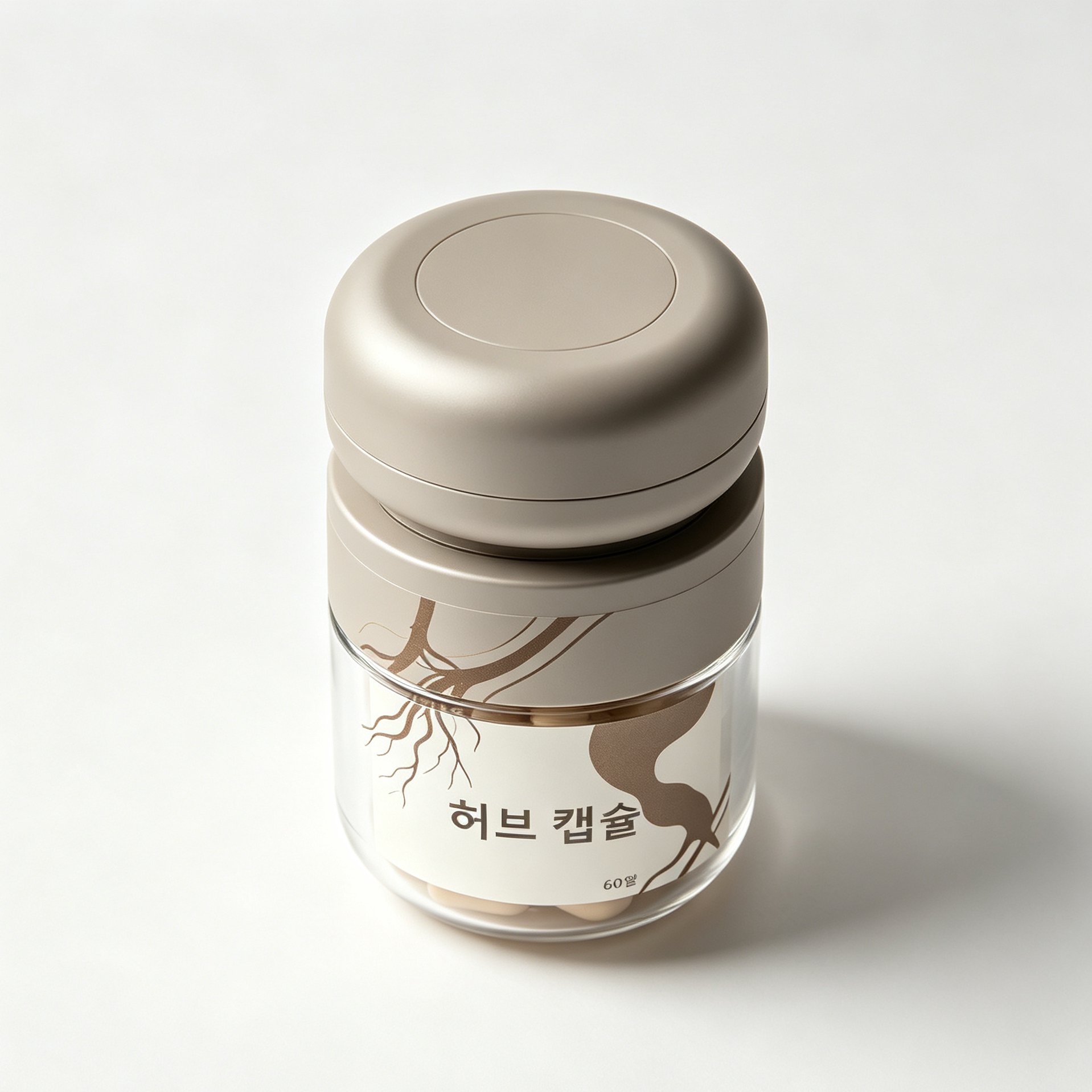 천연 허브 성분이 들어간 건강 캡슐