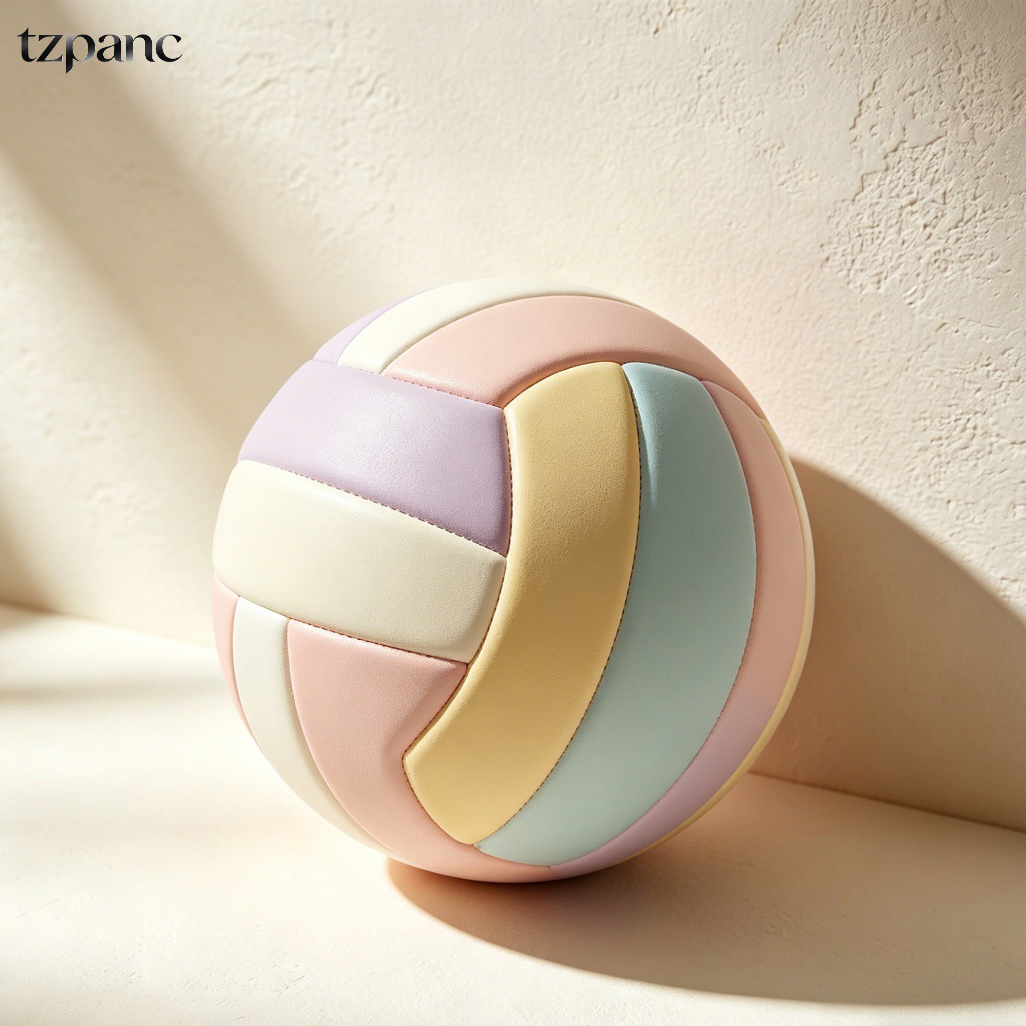 Color-blocked volleyball
