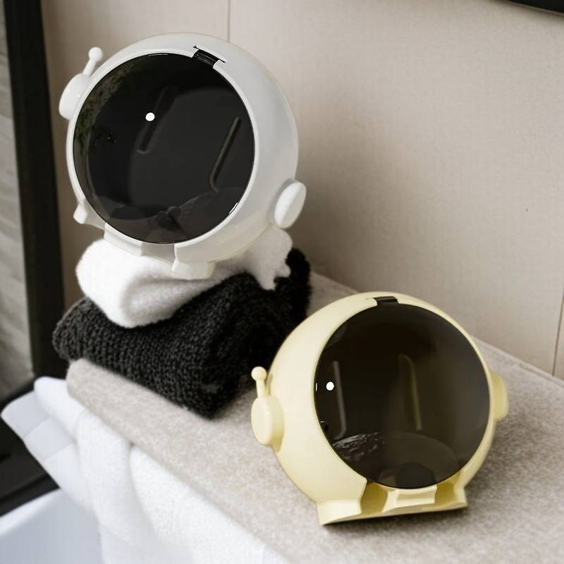 패션 벽걸이 칫솔걸이 벽면 수납선반 카드 칫솔걸이 화장실 우주인 수납선반