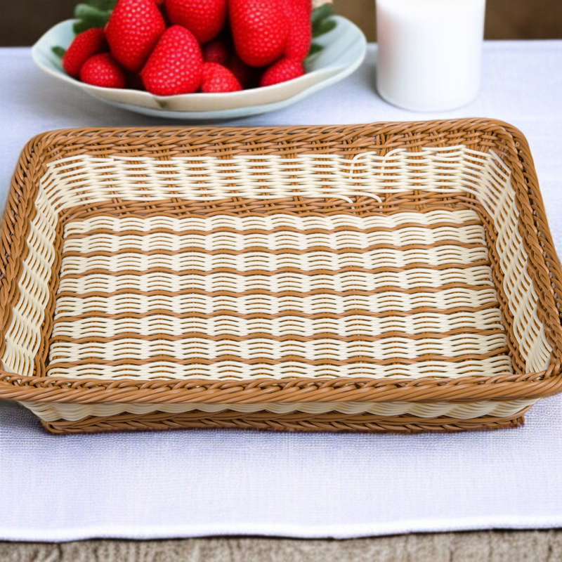 耐久性の高い籐素材のかご