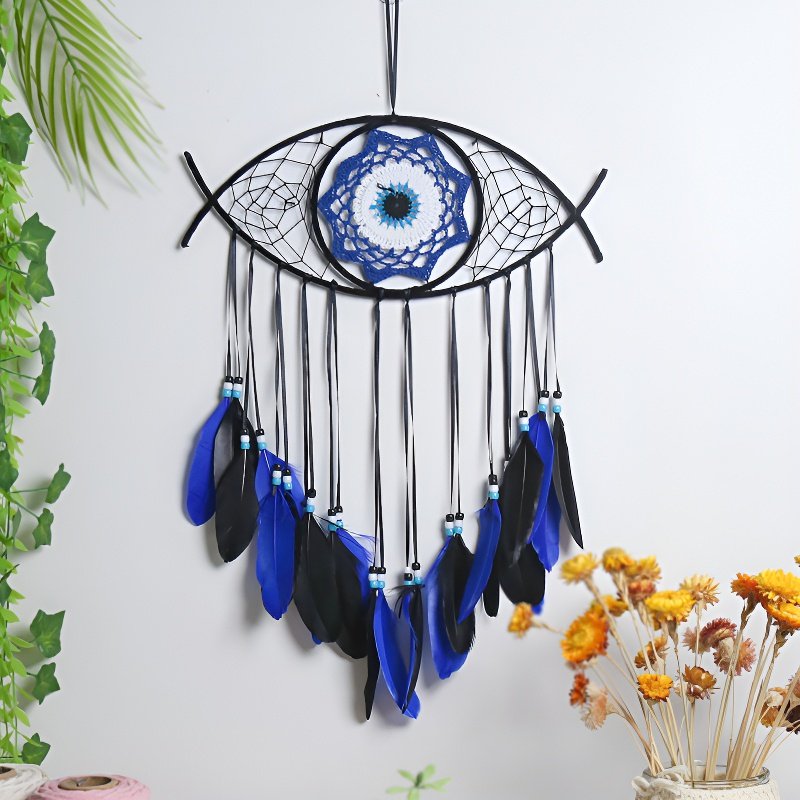 Red Decorativa de Ojo Demoníaco Estilo Nórdico para el Hogar