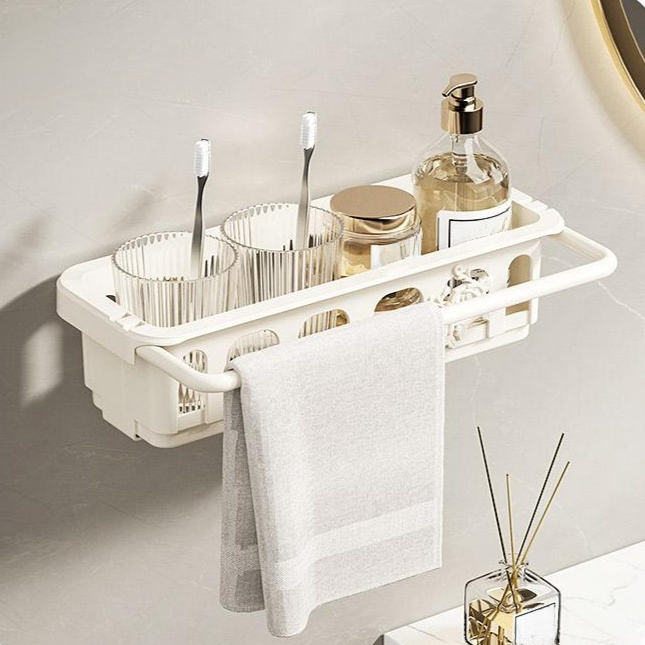 주방 벽걸이 접이식 쓰레기통 