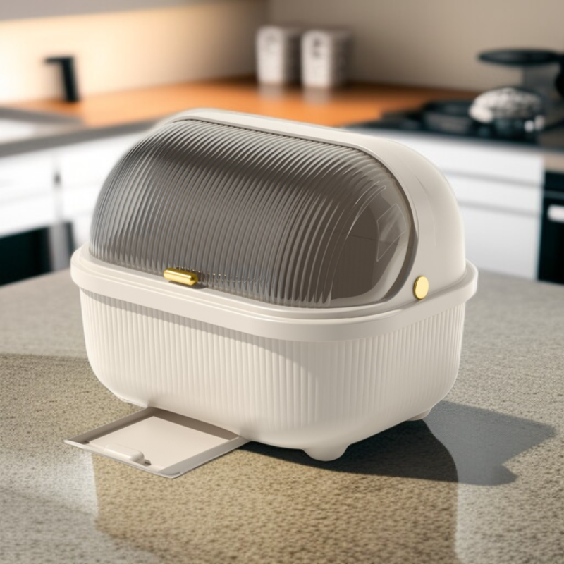 그릇과 접시 건조대