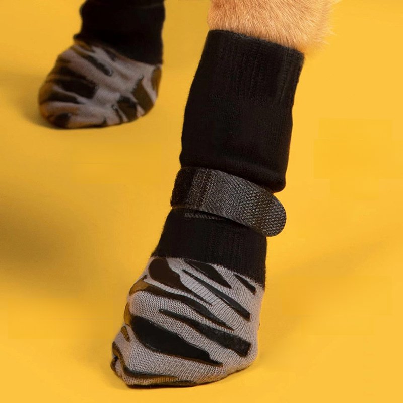 New striped dog pet socks