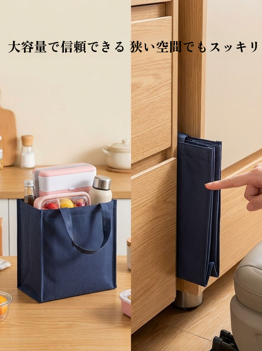 大容量防水保温バッグの正面写真