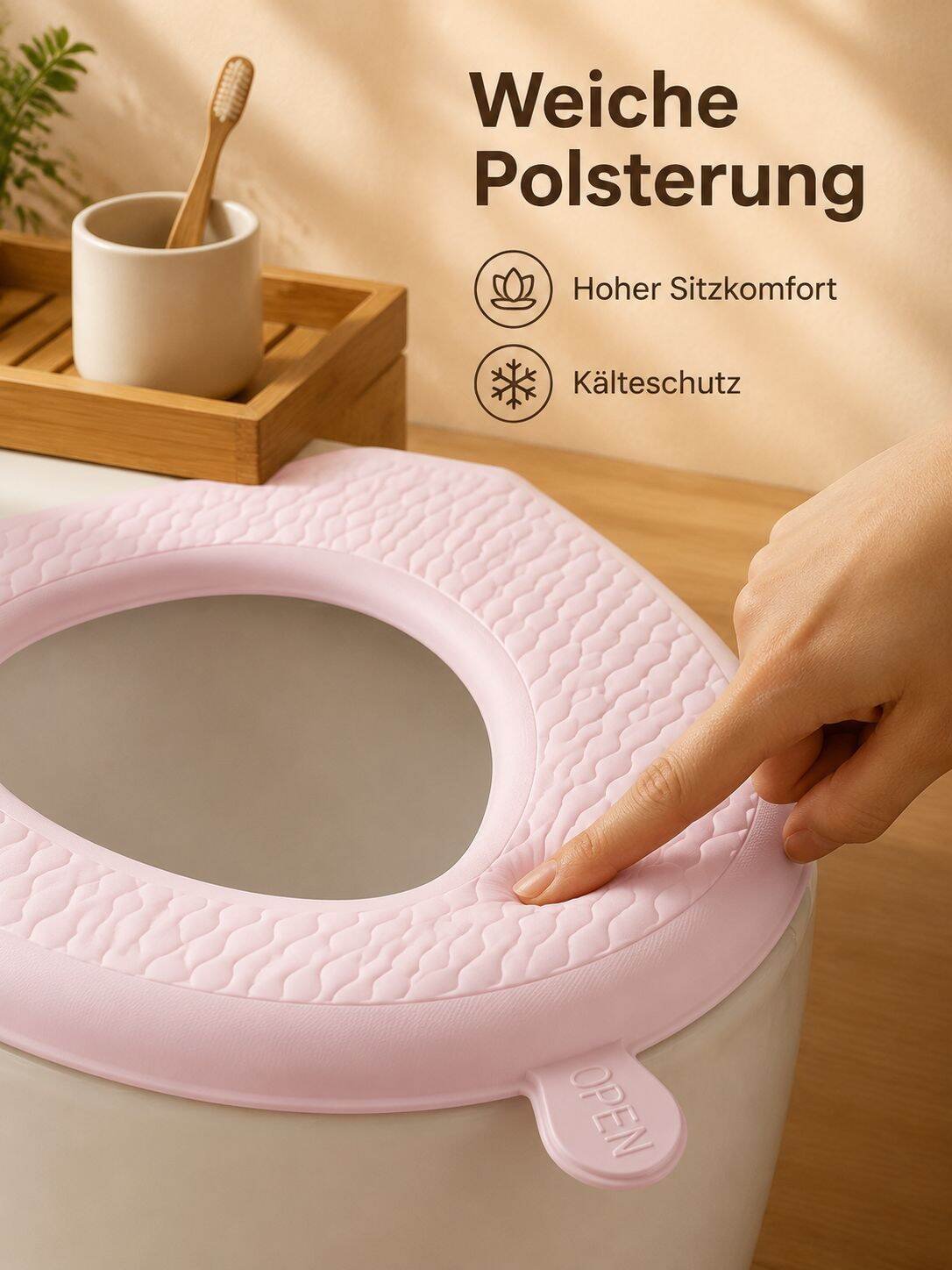 Eva wasserdichtes Toilettensitzkissen Vier Jahreszeiten Universaltoilette Haushalts-Einweg-Toiletten