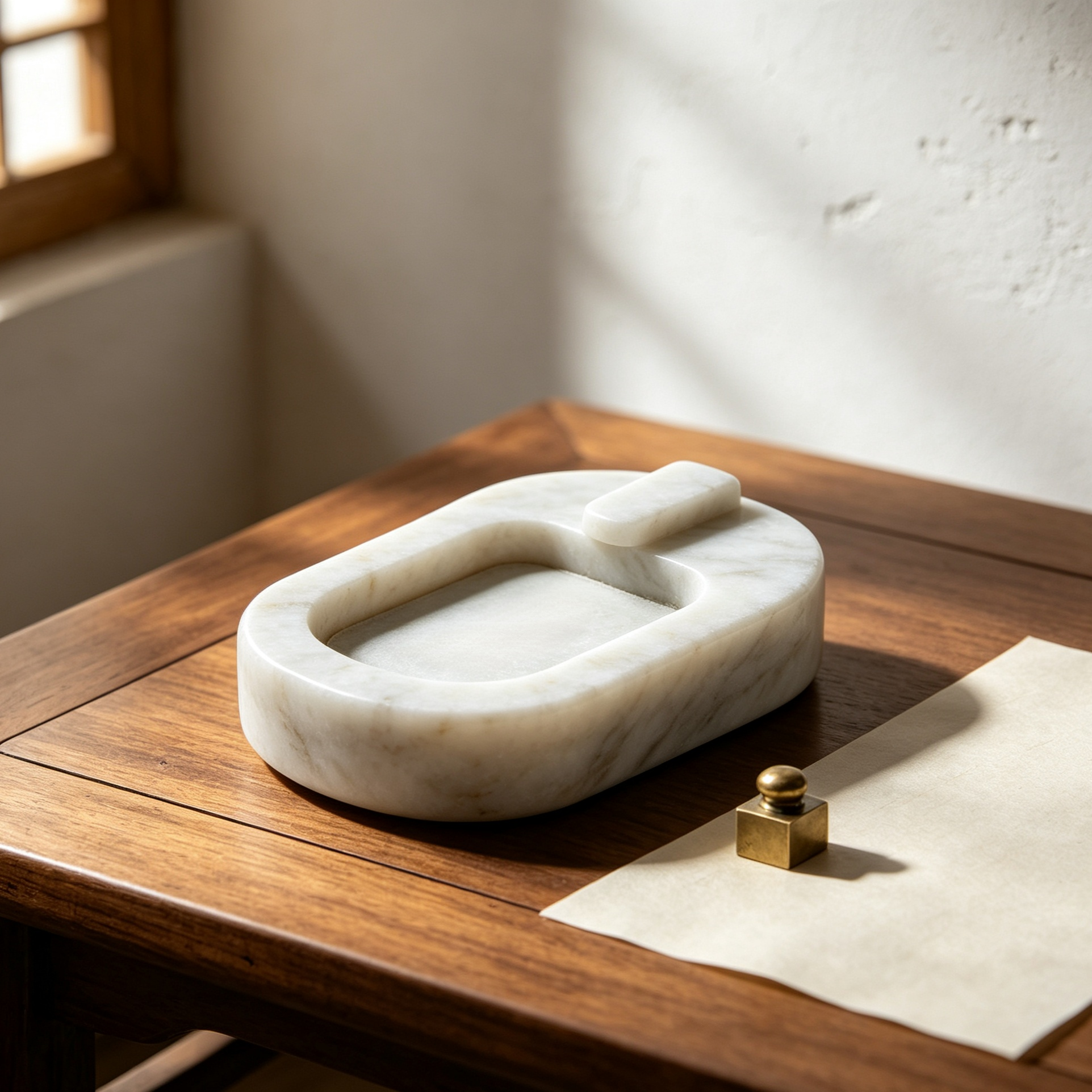 Handmade Stone Portable Inkpads (3 pieces)
