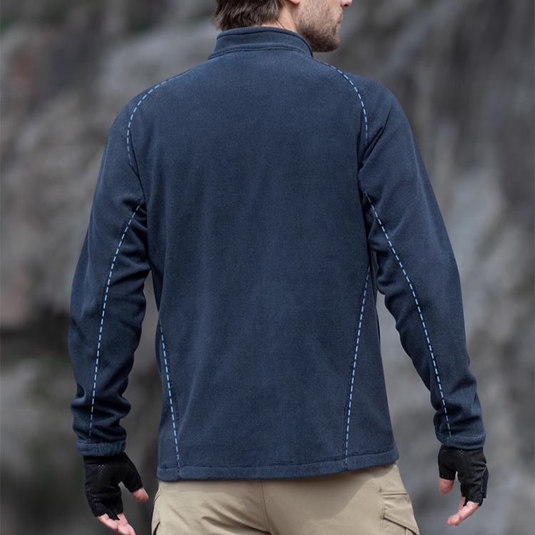 メンズ秋冬用裏起毛フリースジャケット