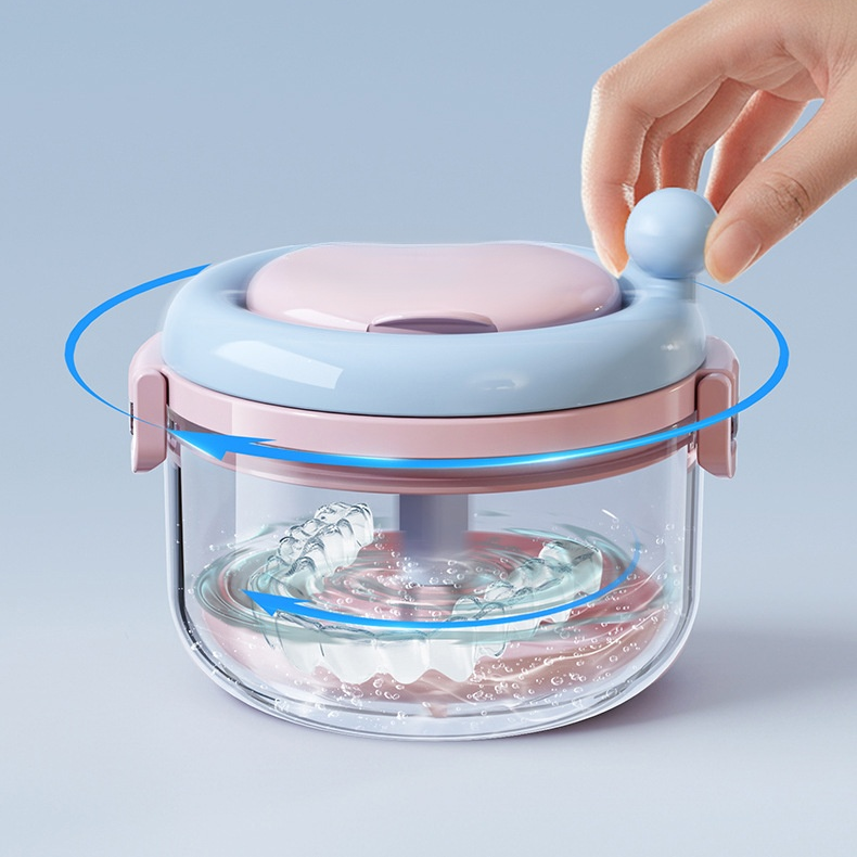  Caja de almacenamiento para alineadores invisibles con drenaje y sello hermético