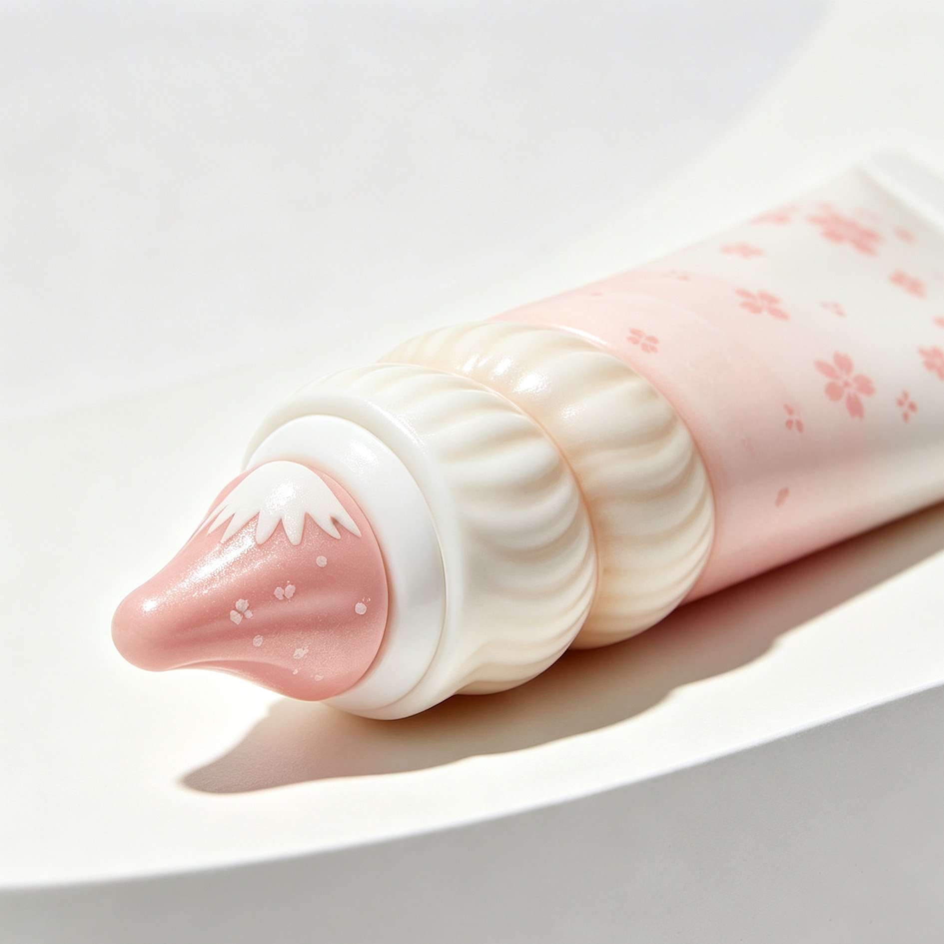 桜の香りが広がる歯磨き粉のチューブ