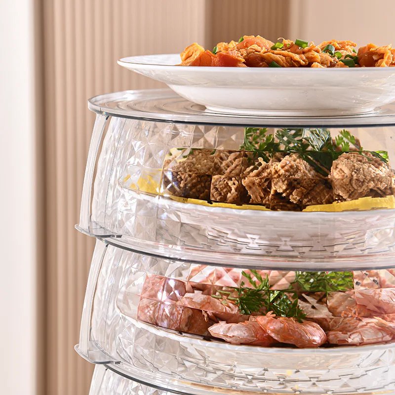 Kunststoff runde 4 Schichten Deckel isolierte Lebensmittel Deckel