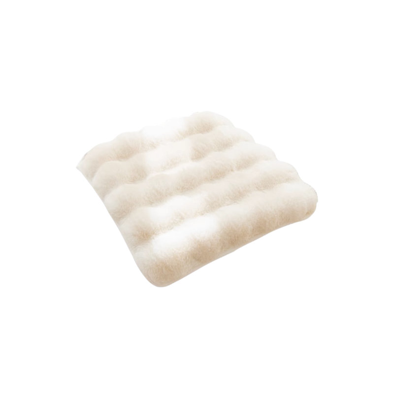 Rabbit fur warm cushion, fart cushion, thick plush cushion