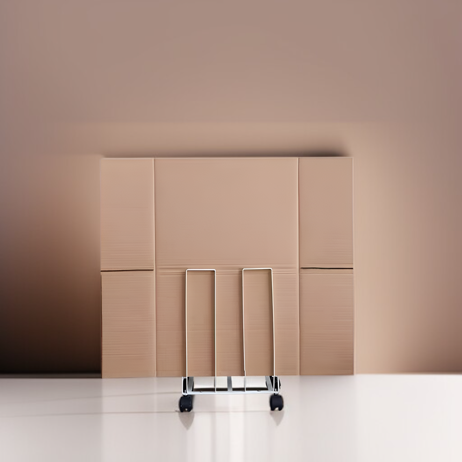 Rollbarer Karton-Aufbewahrungsständer