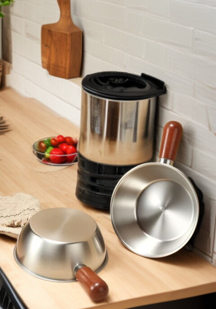 골드 편수 스텐볼 이유식볼 샐러드볼 밥공기 이유식냄비 손잡이양념볼