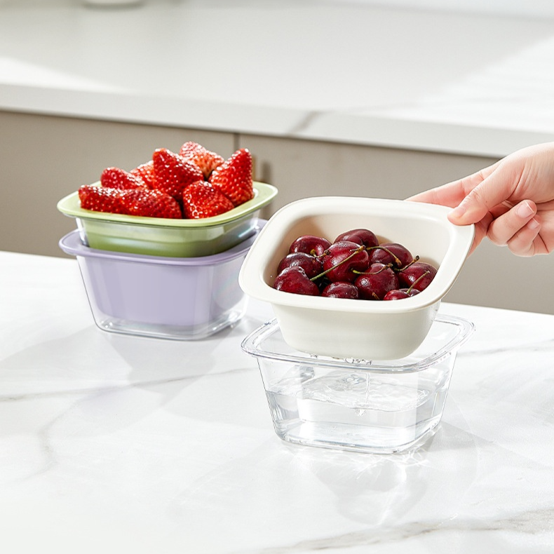 キッチン用厚手水切りトレイ・収納バスケット