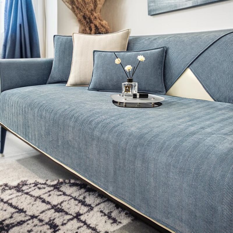 シュニール織ソファカバー ソファカバー ピュアカラー 滑り止め ホームユース ナチュラルコンフォート