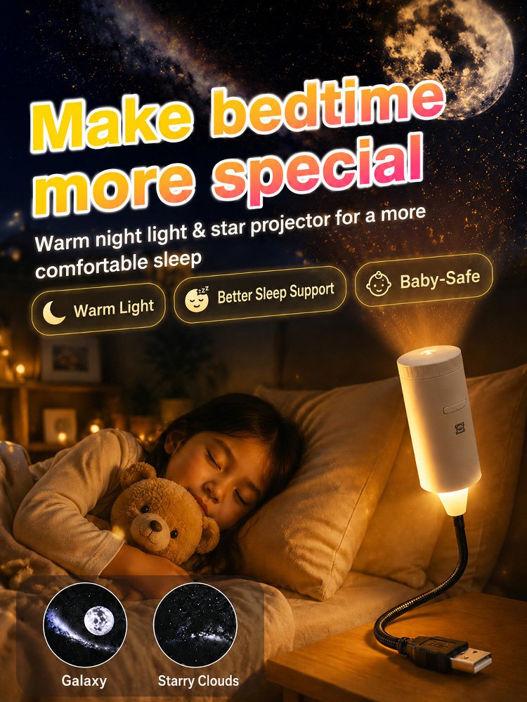 Starry Sky Projection Night Light
