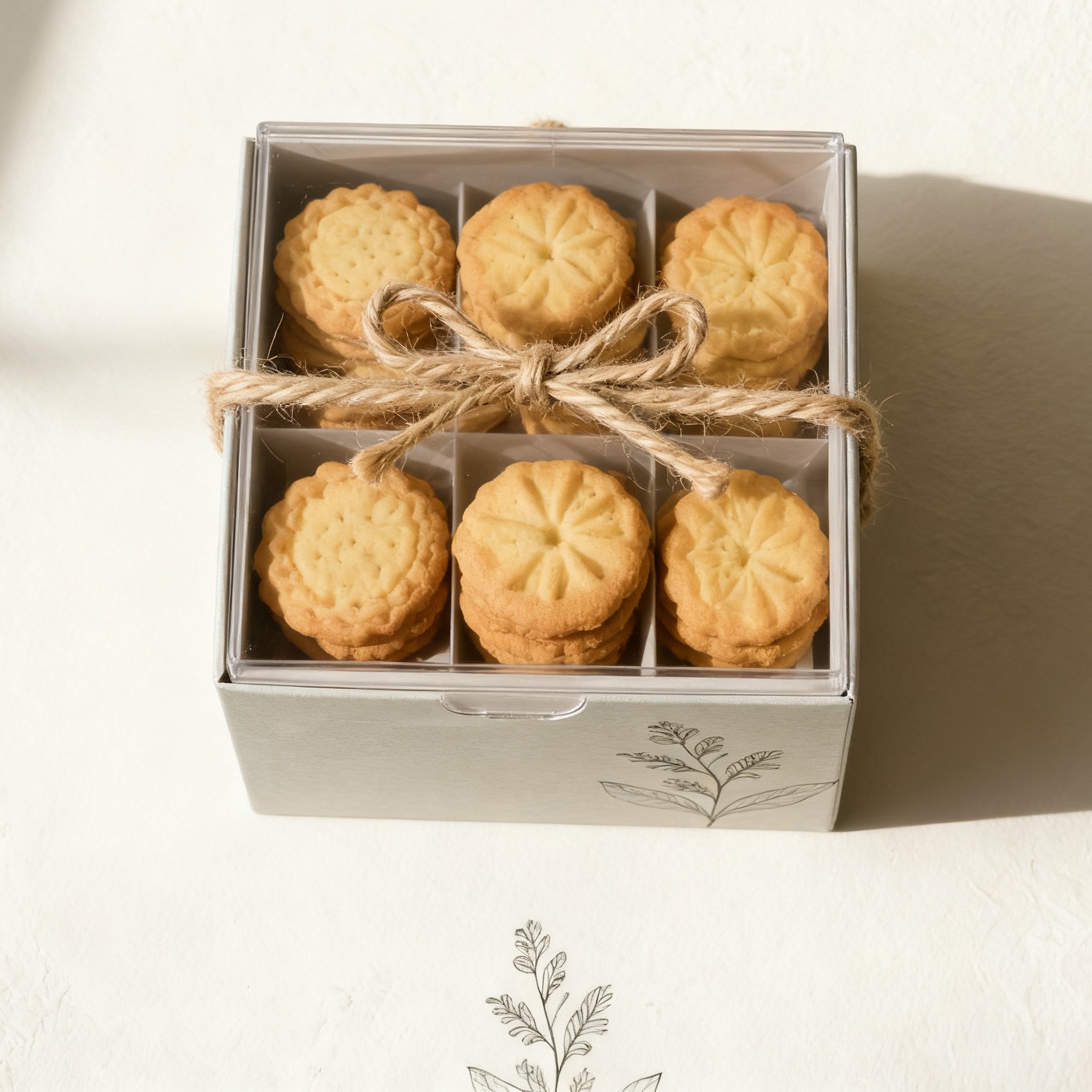 꽃의 향기 바삭한 수제 쿠키 (3개입)